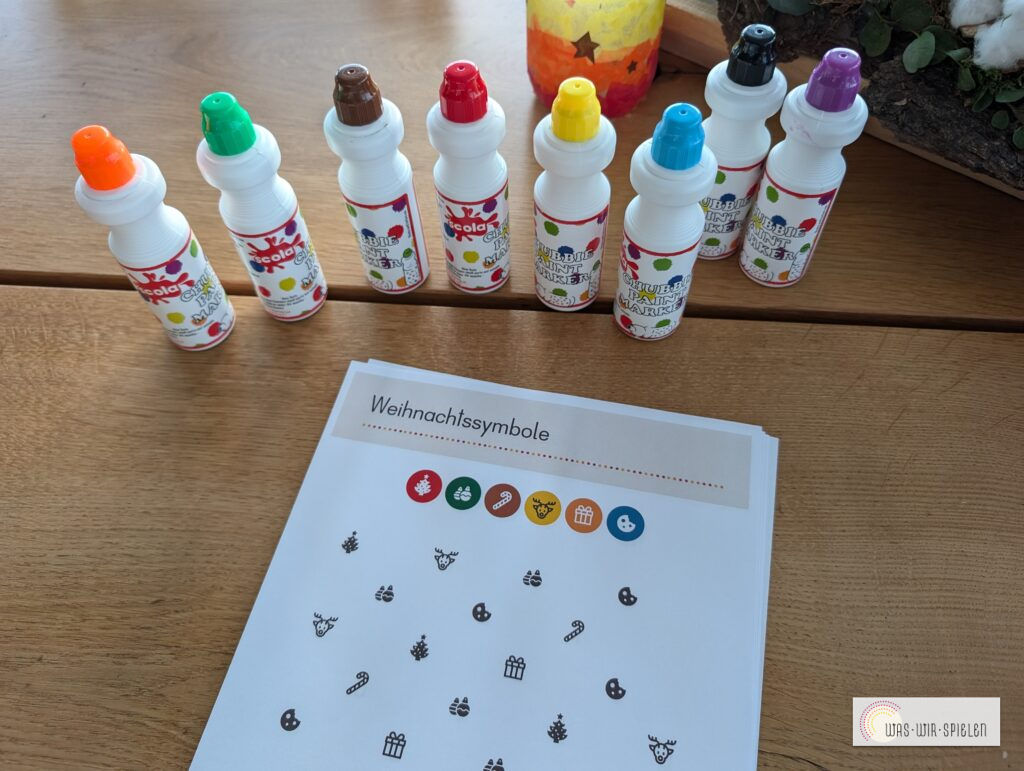 DOT Marker Weihnachtsübung