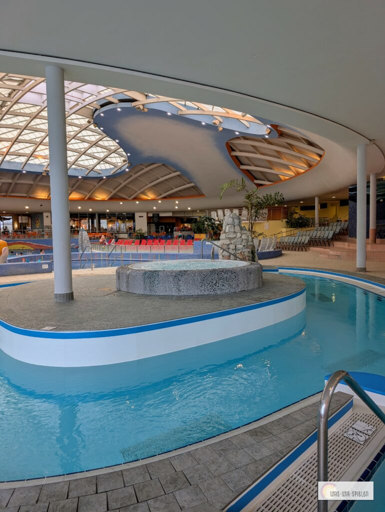 Blick auf den Diamanten-Whirlpool