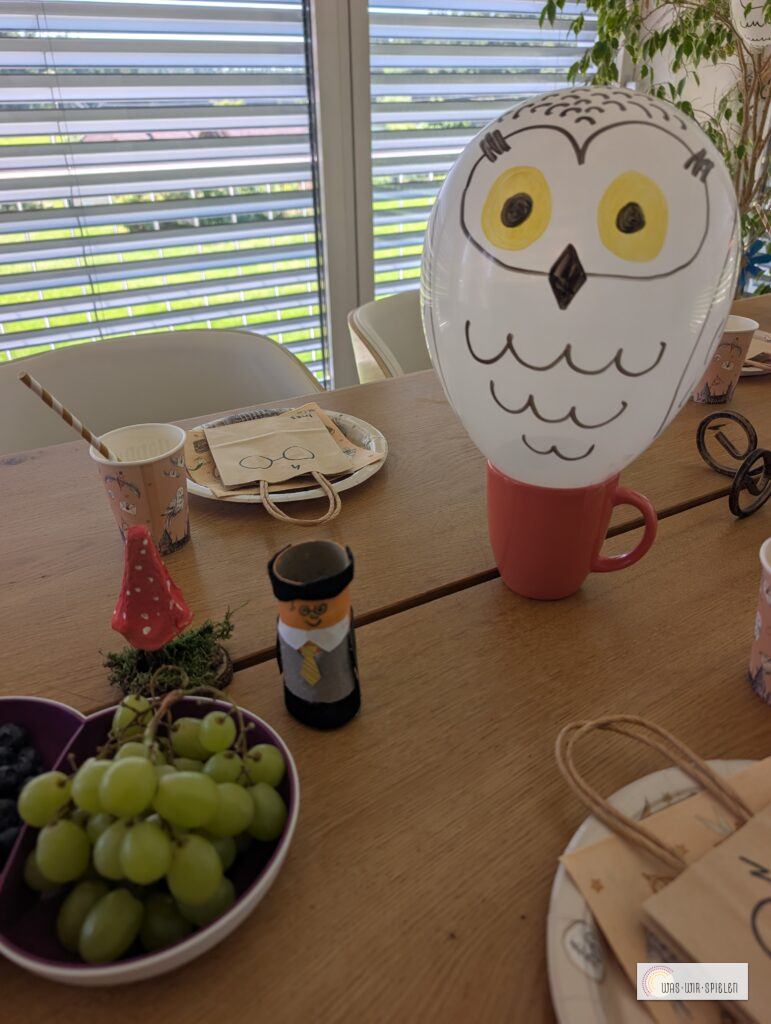 DIY Tischdeko Hedwig