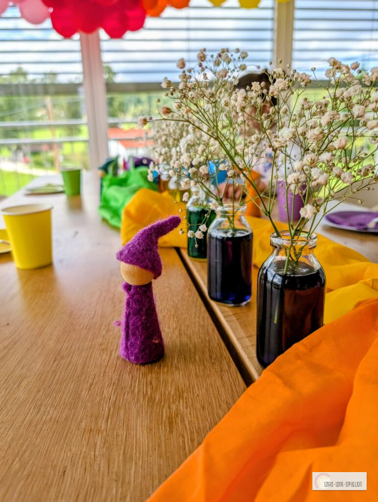 Deko für die Regenbogen - Party