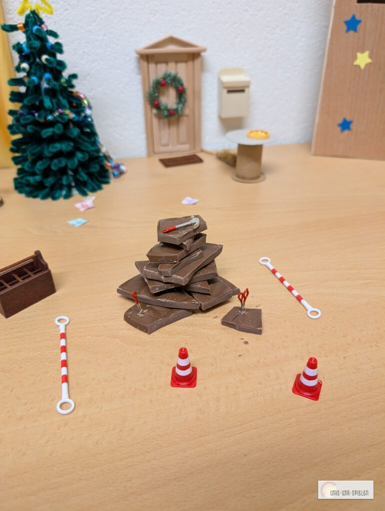 süßer Wichtelstreich - Schokoladen - Baustelle