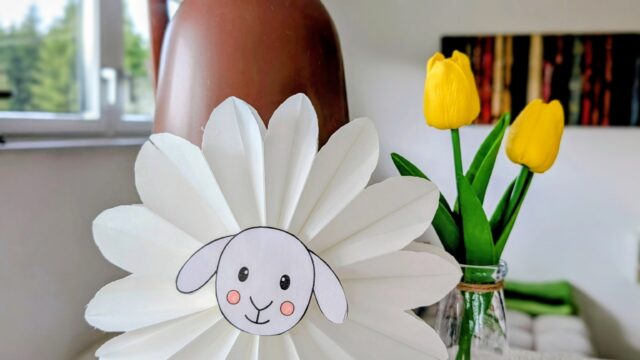 Papiertüten-Schaf – einfache Osterdeko mit Wow-Effekt