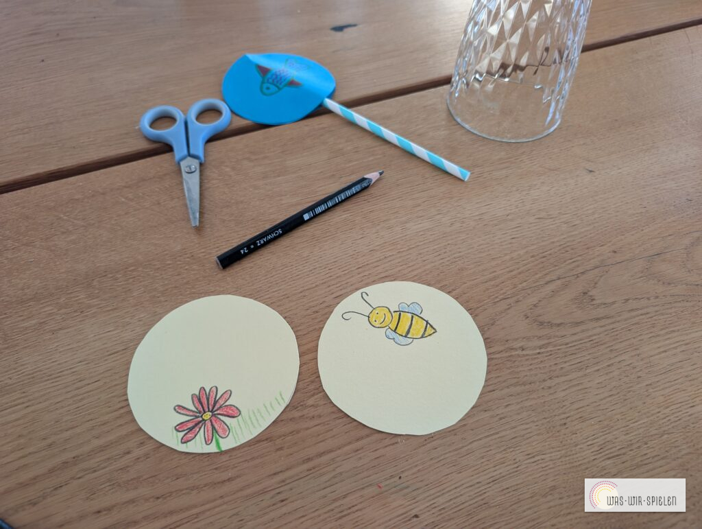 passende Motive für den Versuch wählen und zeichnen